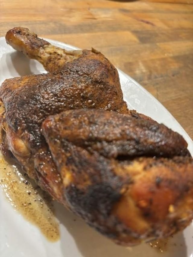 Smoked Half Chicken..