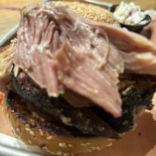 Pulled Pork Sandwich.